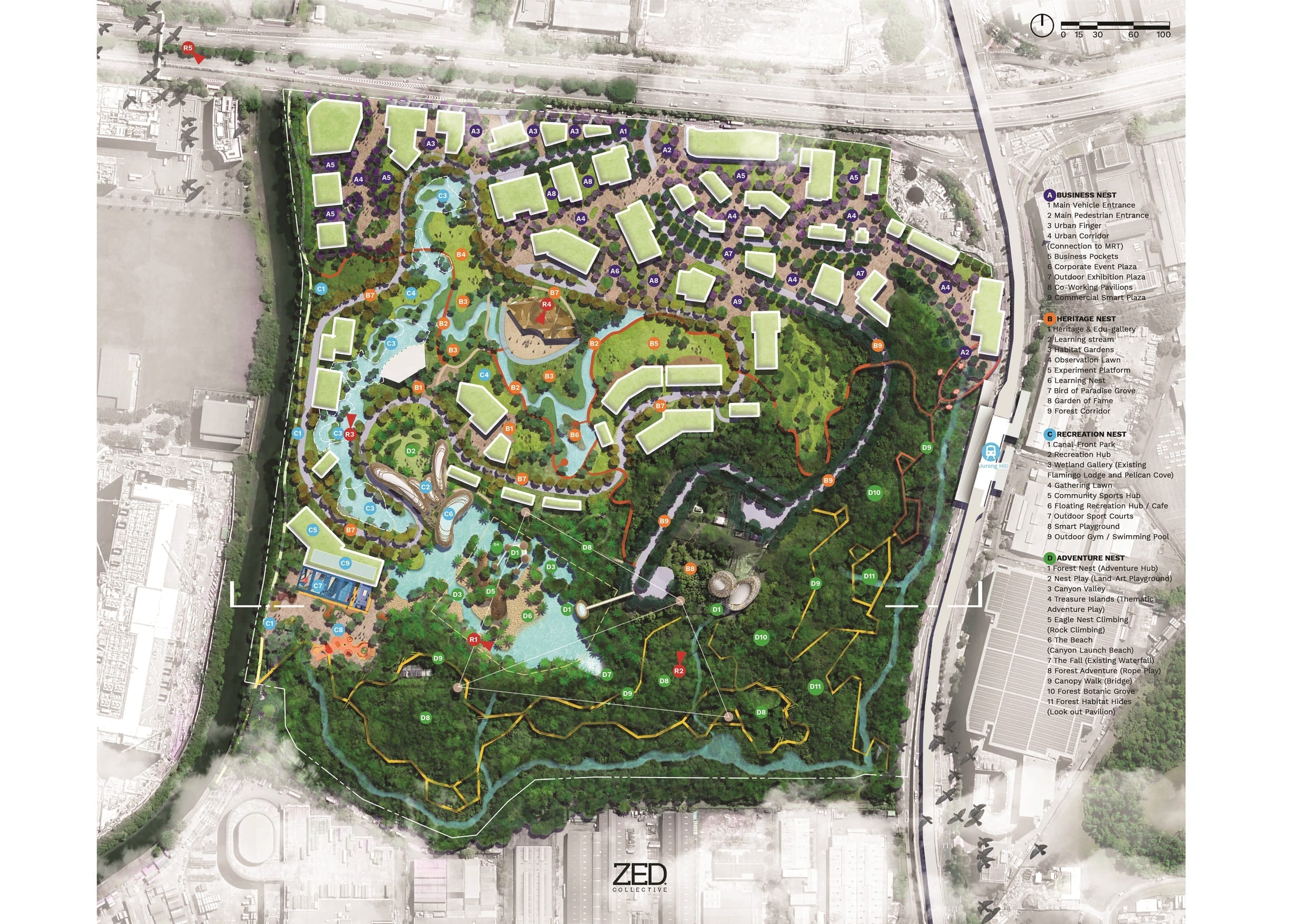 Conceptual map of an estate